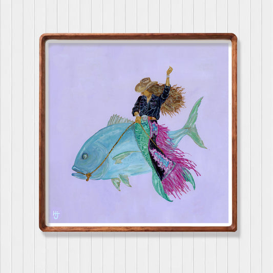 YEAH THE GIRLS! | Giant Trevally Rodeo Edition, Fine Art Prints PRE ORDER